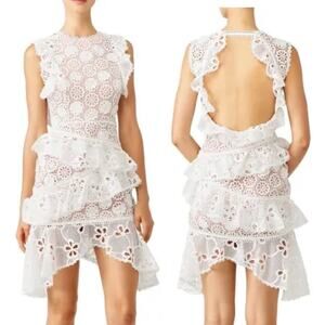 Alexis White Lace Mini Dress